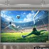 2D Fußballtorwart Kulisse, Fußball Fahrradkick Spieltag Dekoration