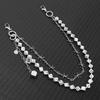 Punk Hip Hop Multi-Layer Dice Waist Chain Metal Belt Accessory Jeans Unisex