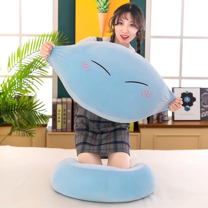 COD Two-Dimensional Slim Ball Plush Toy Pillow Pillow Figurine Doll to Sleep with Cute Birthday Gift Girl's Toy Limlu Dumpling Pillow Pregnant Women