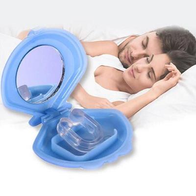Silicone Nose Clip Anti-Snore Stopper W-Shell Sleeping Aid Equipment for Better Night's Sleep