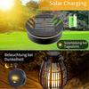 Solar Lights Pack of 2: 8 cm Replacement, Warm White LED, 800 mAh Battery Box, Lantern Lid for Hanging Lamps