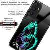 For Samsung Galaxy A55 5G Tempered Glass Pattern Printing Case Phone Cover