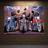Motocyklisté, americká sexy dívka, plátno, malba, plakát a tisky, nástěnné umělecké obrázky do obývacího pokoje, domácí dekorace, cuadros