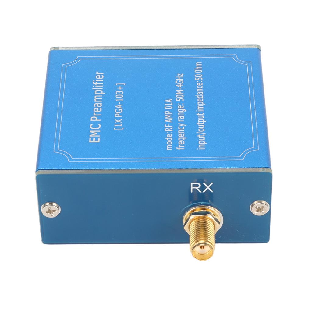 Low Noise Amplifier Module 50M‑4GHz Wideband Plug and Play DC 9‑15V High Gain LNA Module for