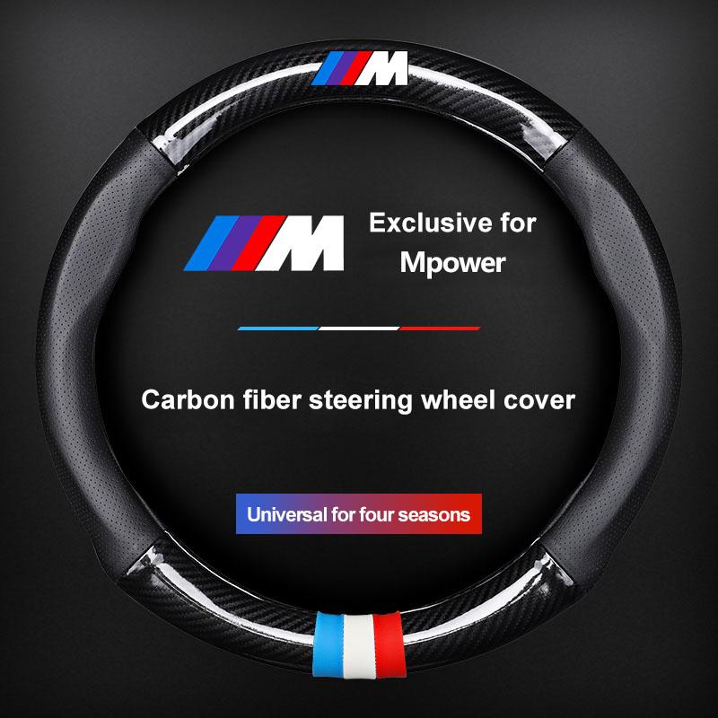 Car Steering Wheel Cover Breathable Anti Slip PU Leather Steering Cover For BMW M E34 E36 E60 E90 E46 E70 F20 F30 X5 X6 X1 M3 M5 M6 E71 F01 F02 F87