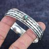 Natural Labradorite Gemstone 925 Sterling Silver Cuff Bangle Adjustable ETC-14512