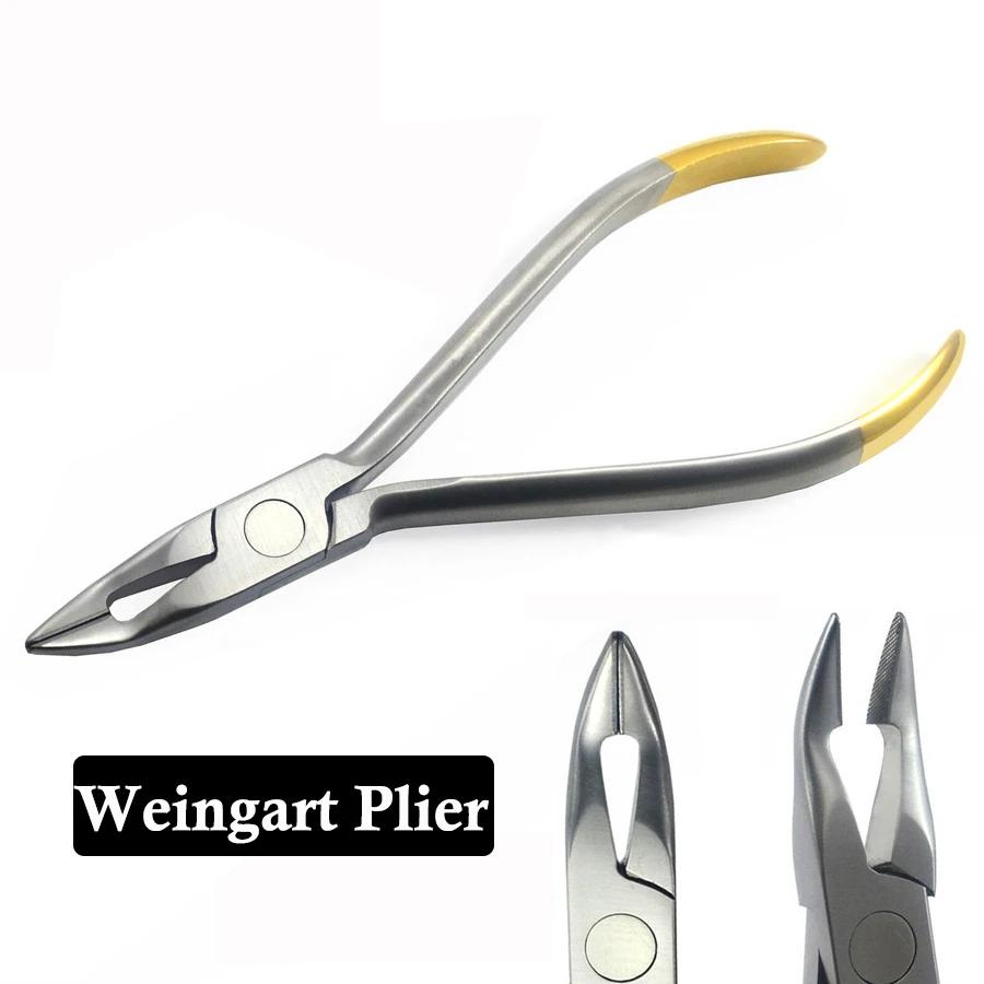 1Pc Dental Orthodontic Tools With Weingart Pliers  Tc Head Stainless Steel Arch Bending Plier For Dentist