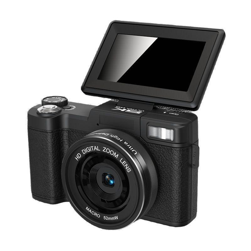 5K WiFi HD CCD Digital Camera with Flip Screen, Smart Beauty Selfie & Filters, Vlogging Mirrorless Camera
