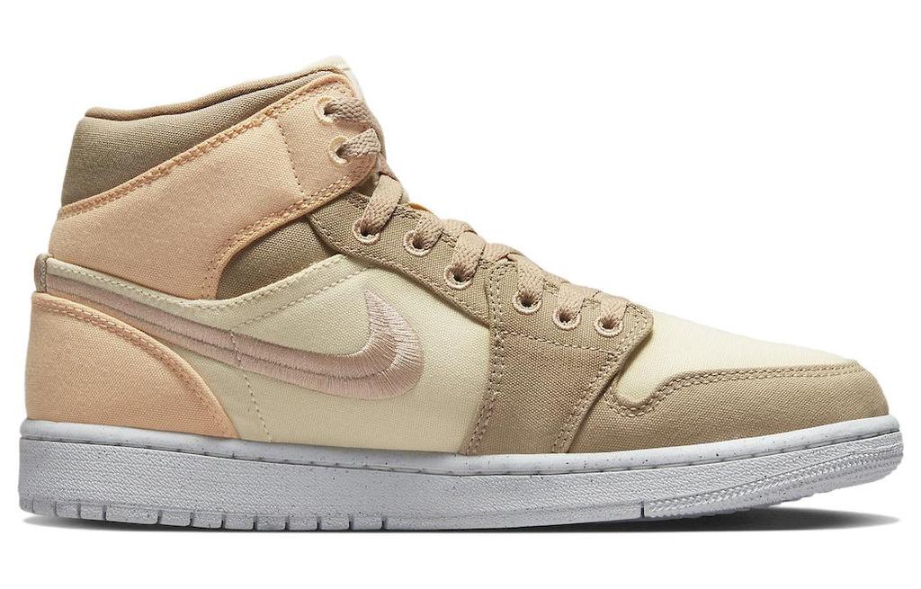 Jordan 1 Mid Se Canvas Khaki Women's DV0427-102