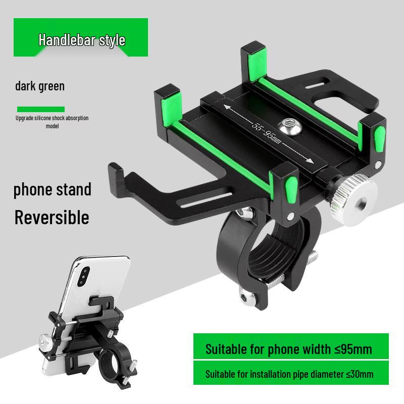 Aluminum Alloy Shockproof Five-Claw Phone Holder for Bikes and Motorcycles