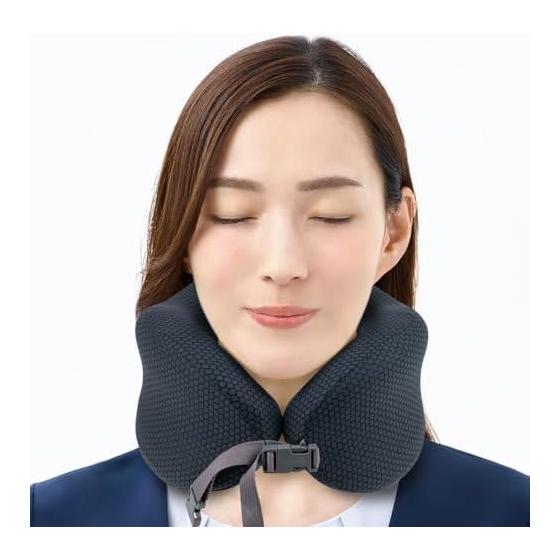MCO Memory Foam Neck Pillow Quick Dry Travel Airplane Gray Z0298