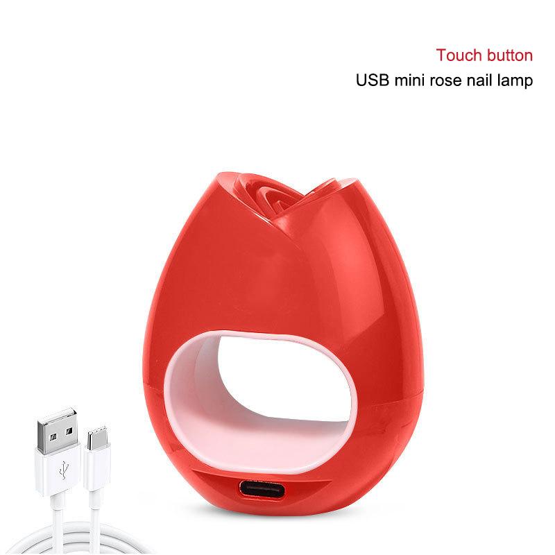 

Мини Сушилка для Ногтей УФ Лампа Маникюрная Машинка Один Палец Инструмент для Нейл-Арта Гель-Лак 16 Вт Сушилка для Ногтей Светодиодная Лампа Маникюрные Инструменты С USB красный