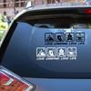 Car Window Decals LOVE CAMPING LOVE LIFE Stickers Decorative Body Stickers Car Decoration Supplies For Rear Windshield & Bumper