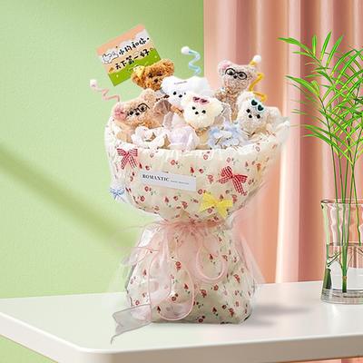 Dog Bouquet, Gift for Celebrations And Events, Plush Decoration Parties