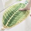 Leaf shaped Floor Mat Entrance Non slip Door Mat for Living Room Bedroom Home Supplies
