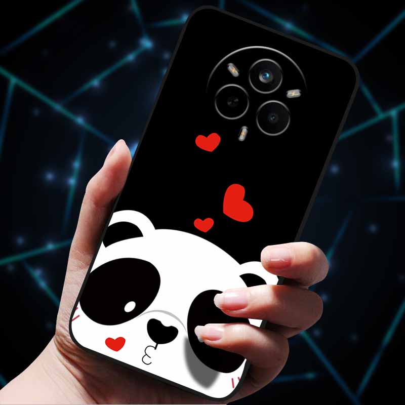 For Realme 14 Pro 5G Case 14Pro+ Soft Silicone Bumper 3D Flowers Emboss Phone Cases for Realme 14 Pro+ Plus Back Covers Shells