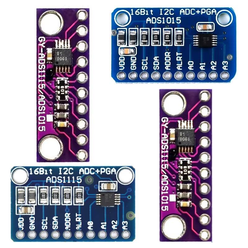 ADS1015/ADS1115 Kompaktes Präzisions-ADC-Modul - 12-Bit/16-Bit Entwicklungsplatine