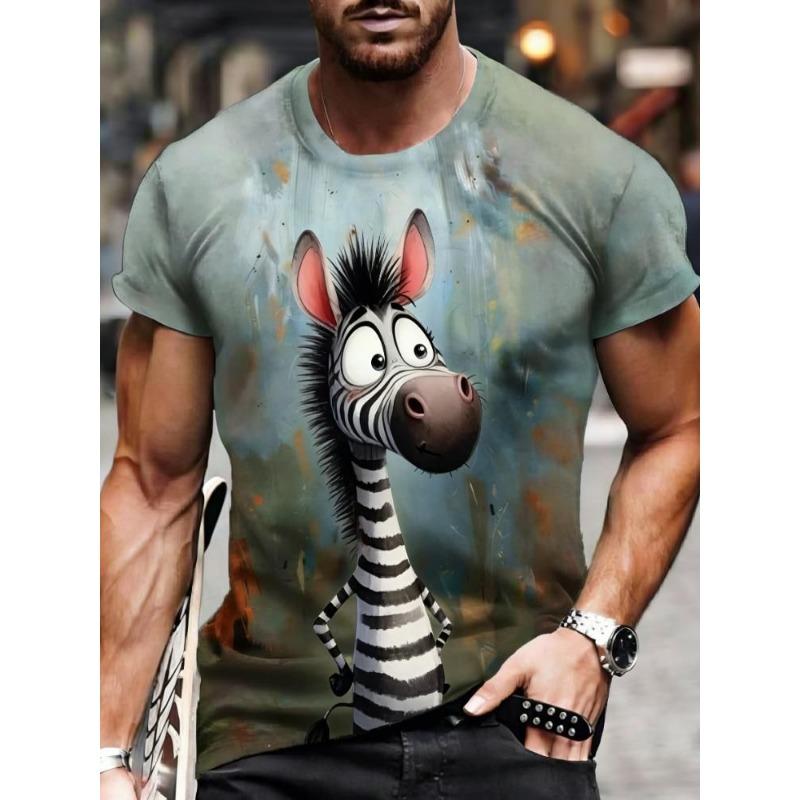 Jackets, men's printed T-shirts, fashionable prints, street style