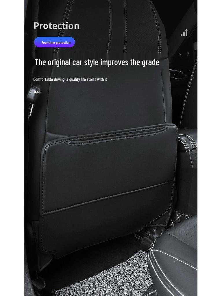 Rear Seat Anti-Kick Mats for BYD Tang EV/DM/DMI (2016-2024)