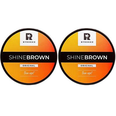 Byrokko Shine Brown Tanning Accelerator Cream X2