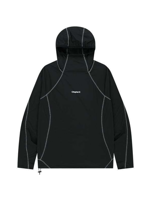 Quick Dry Active Runner'S Hoodie (Black)