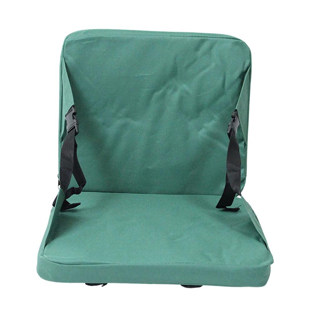 Foldable Cushion with Backrest, Padded Floor Mat, Portable Stadium Chair, Oxford , Suitable for