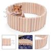 Pet Bridge Toy Bur-free Bite Resistant Natural Wood Hamster Parrot Ladder Toy for Gerbils