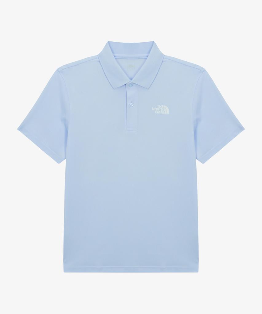 Noseupeiseu Nt7Ps03D Men'S Coolmax Prime Short Sleeve Polo Baby Blue