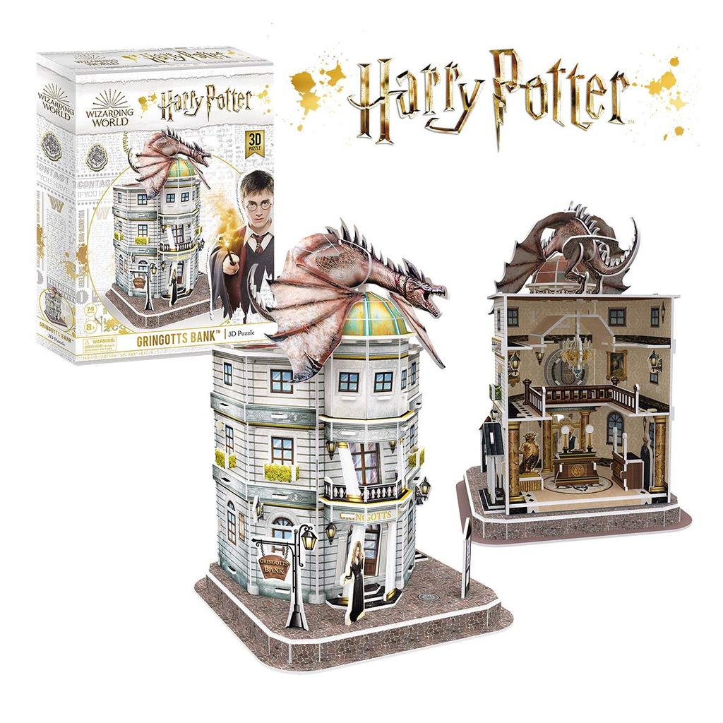 Heart Art Collection 3D Puzzle Harry Potter Diagon Alley Gringotts Bank 74 Pieces DS1005h