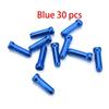 30/50/100Pcs Multiple Colors Aluminum Alloy Bicycle Brake Shifter Inner Cable Tips Wire End Cap Cable Line Core Cap Cover Gear