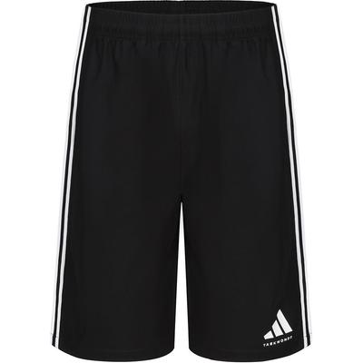 Striped Print Logo Lightweight Breathable Elastic Waist Casual Shorts Men Shorts Black S21ATMSH2T-BW