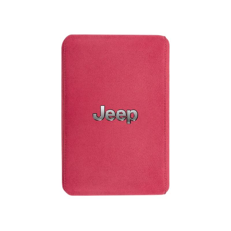 For Jeep Car Armrest Mats Memory Foam Arm Rest Cushion Accessories For Jeep Grand Cherokee Wrangler JK Gladiator Compass Rene