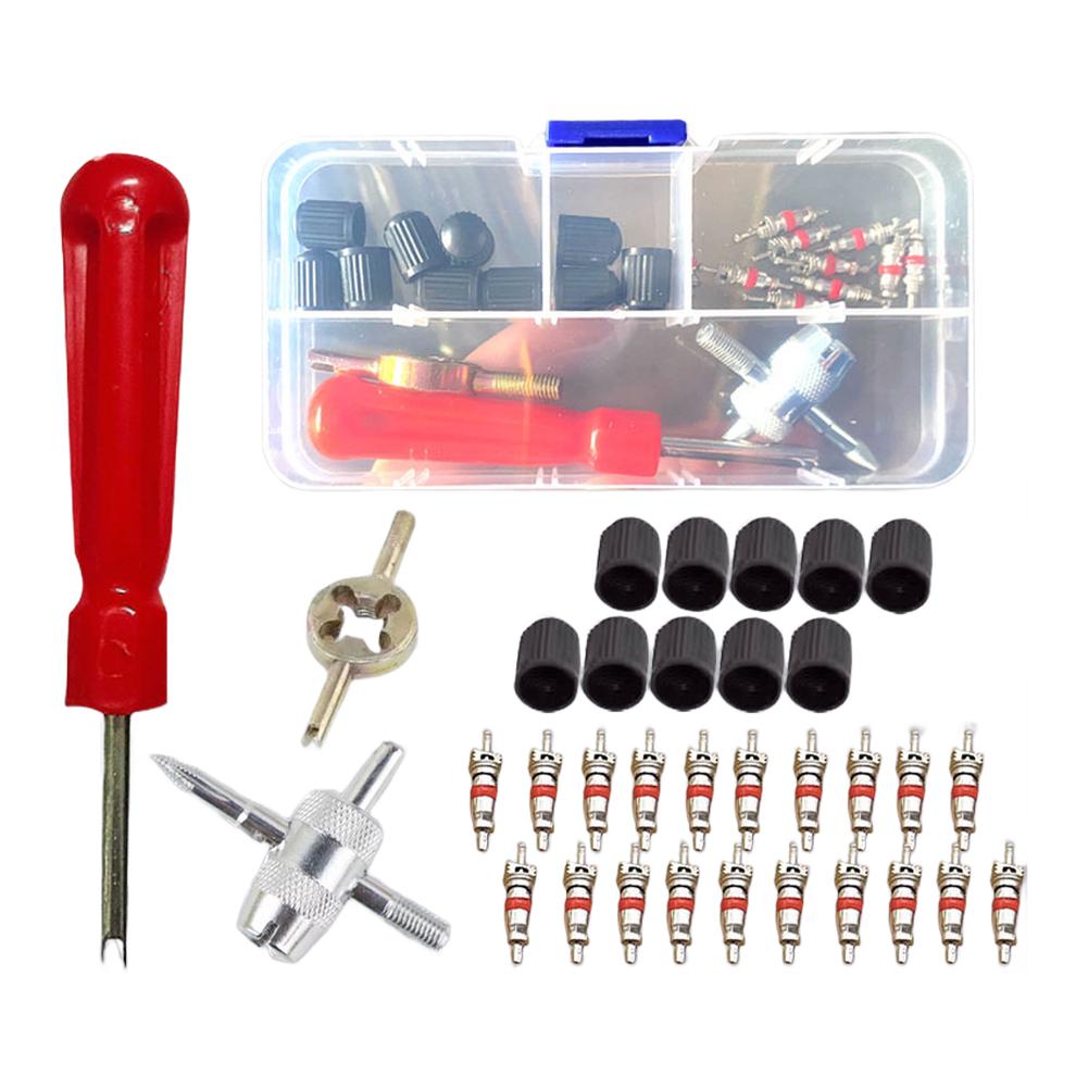 Wide Compatibility Valve Core Kit Valve Stem Kit Tire Valve Repair