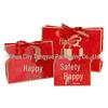 Spot 2025 New Year Gift Bag - Holiday Paper Bag with Ribbon for New Year's Day Gifts and Clothing.