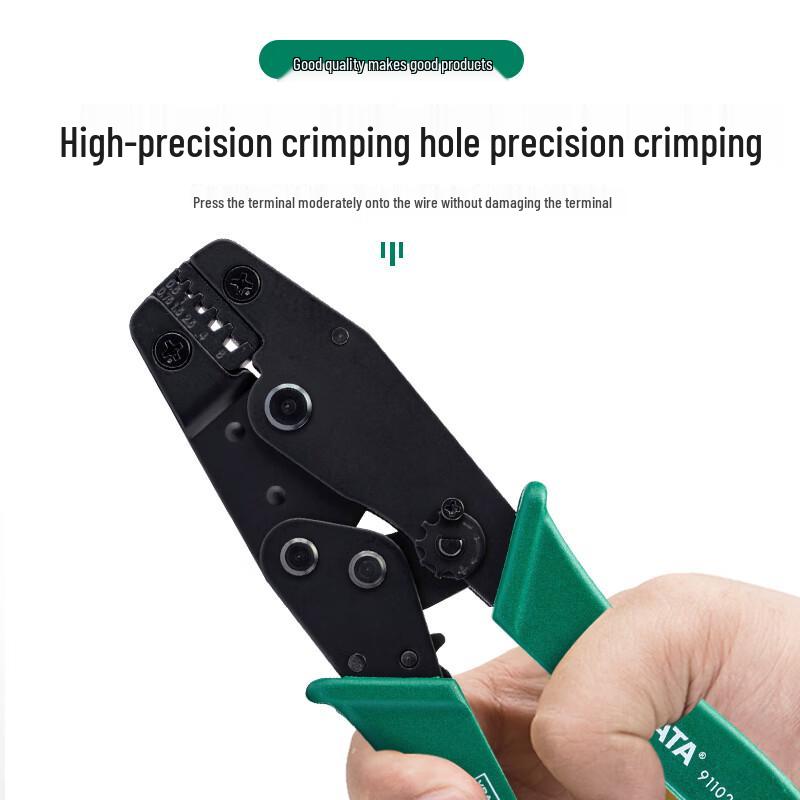 SATA 91102 European Terminal Crimping Pliers 8 Inch
