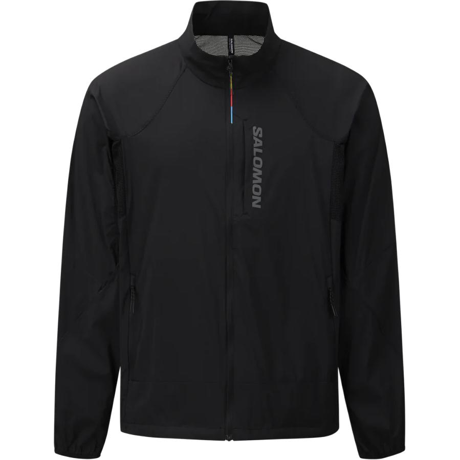 

Salomon Aerotect Letter Breathable Stand Collar Zip Long Sleeve Jacket Men jackets LD0037400 M