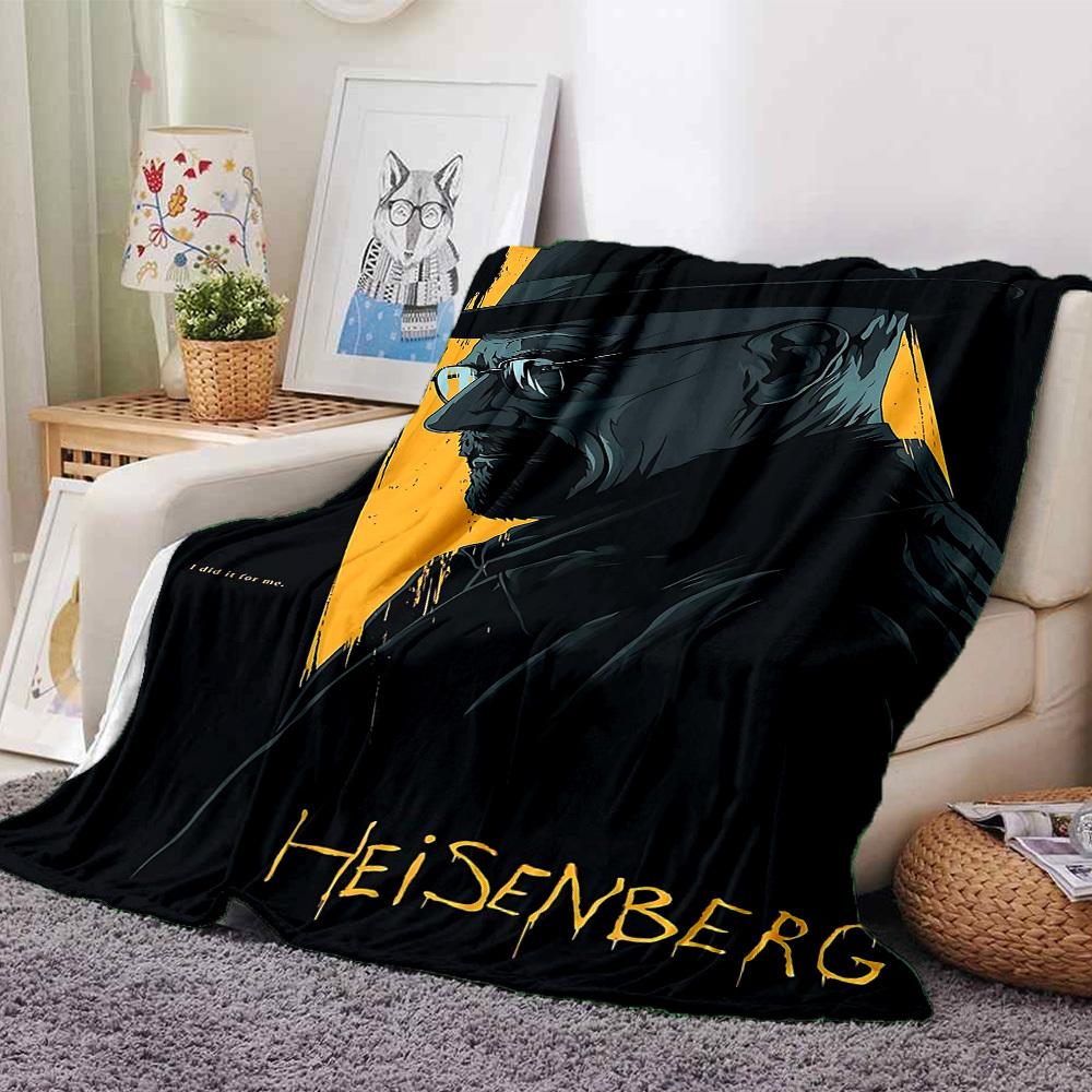 

1pc Breaking Bad Heisenberg Soft Warm Throw for Home, Office, Trave, All-Season Cozy Bedding Gift, Office Cozy Accessory 1124 80cmx120cm(31inx47in)