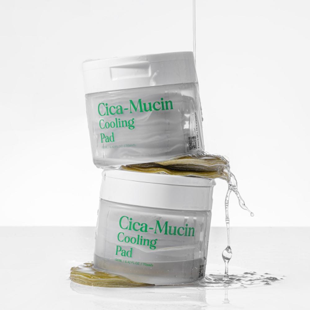 Пэды для лица Cica Mucin Soothing Pad, 2 упаковки NONE