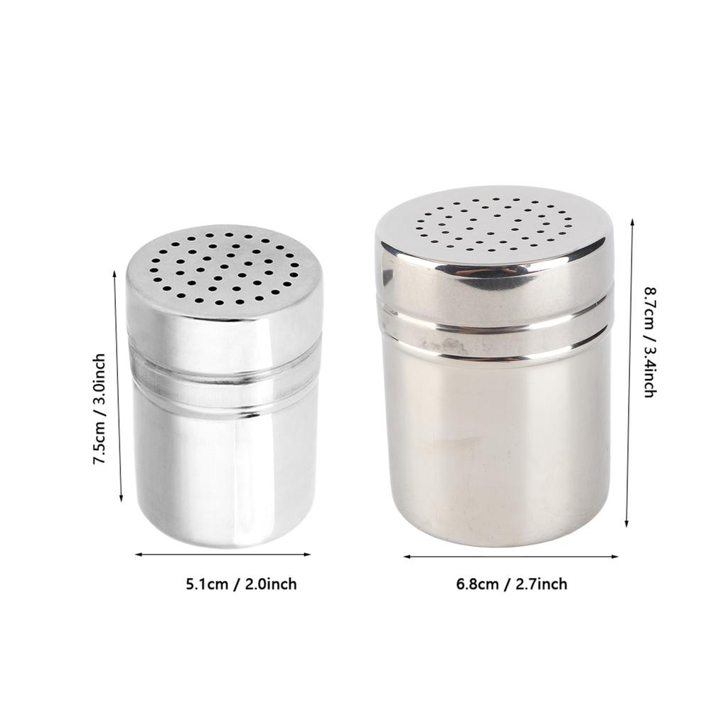 Stainless Steel Kitchen Gadget Seasoning Spice Condiment Bottle Organizer Jar Canister