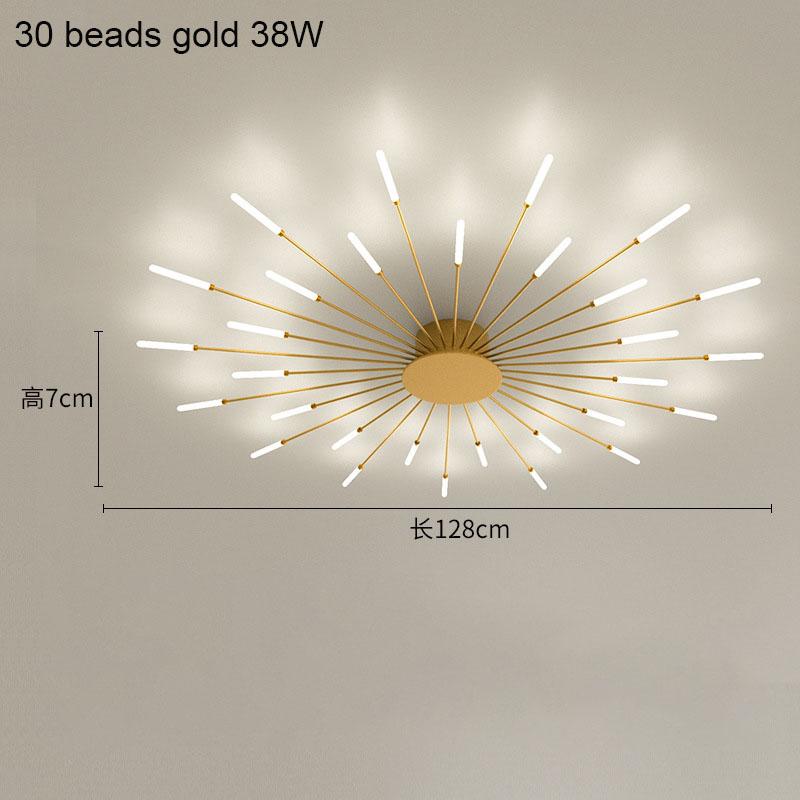LED Firework Ceiling Lamp Creative Unique Design A.C. Powered 85-265V for Living Room Bedroom Hotel Hall