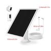 6W 5V Shingled Solar Plate Replacement Waterproof Solar Charging Panel Equipment for Outdoor Security Cameras Enduring