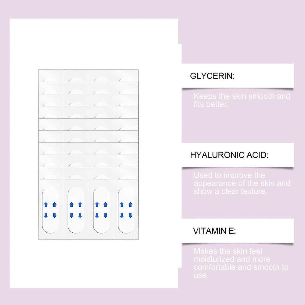 Facial Invisible Care Patch, Tight Facial Lift Skin V-Shaped Small Face Daily Transparent Patch