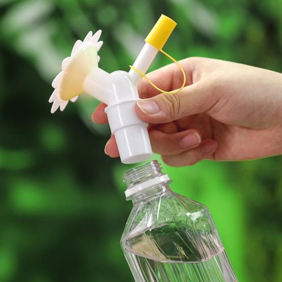 1/3Pcs Water Bottle Sprinkler Cap 2 Modes Adjustable 32-Holes Design Universal Bottle Watering Spout Plant Sprayer Head Accessories