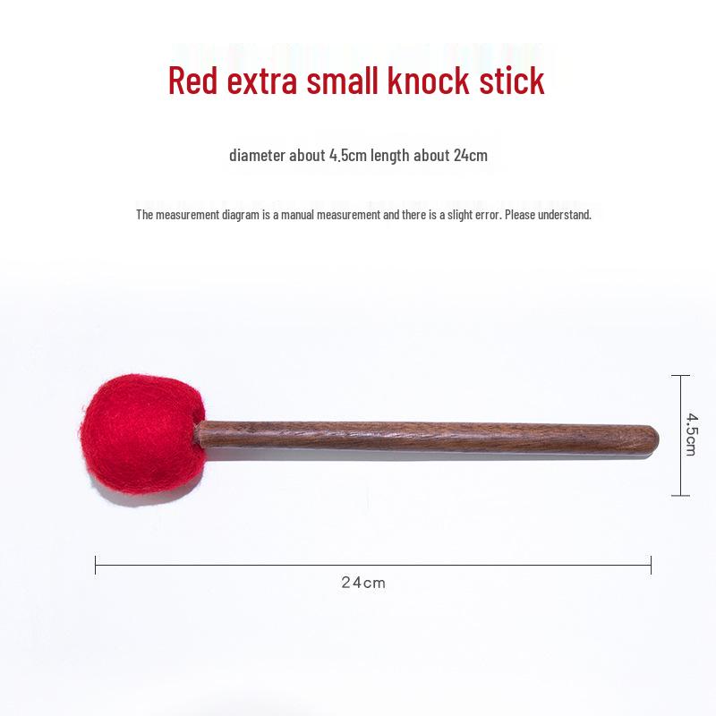 Шерстяной войлочный молоточек для Буддийской поющей чаши - Ручной тибетский палочка-колотушка для звуковой терапии
