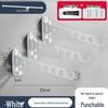 Invisible Wall-Mounted Folding Clothes Rack - No-Drill Bathroom or Balcony Storage Solution
