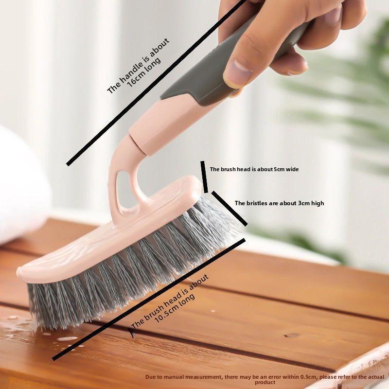 1 STÜCK Haushaltsreinigungsbürste Harte Borsten Bodenbürste Multifunktions Dekontamination Wandfliesen Glas Langer Griff Spaltbürste Kein toter Winkel