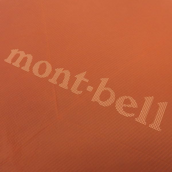 Montbell Sunblock Umbrella, 55cm, Folding, Rain or Shine, Lightweight, Men's and Women's, Orange, Travel, 1128751OG