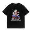 Mobile Suit Gundam Anime MSZ-006 Printed T Shirt Men's and Women's T Shirt Men's Top Sports T Shirt 2026 Summer New Tee