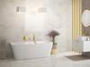 VEO graphite bathtub tap, wall-mounted, Besco