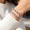 Luxury Zirconia Tennis Bracelet Hiphop Iced Cubic Zirconia Crystal Bracelets For Women Men Devil's Eye Chain Bracelet Jewelry